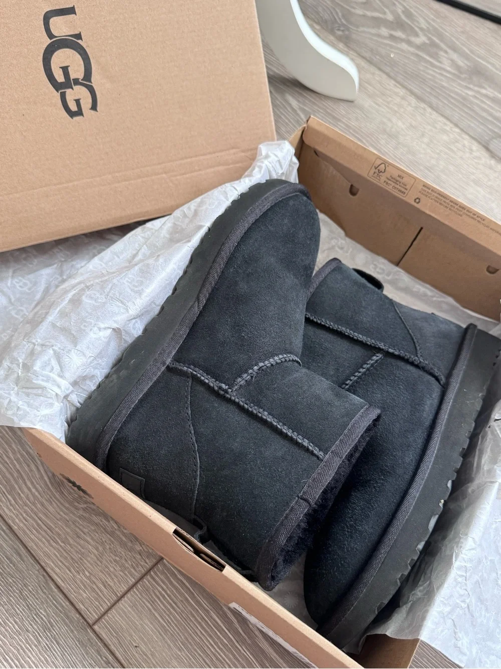 UGG classic mini 2 black size 7